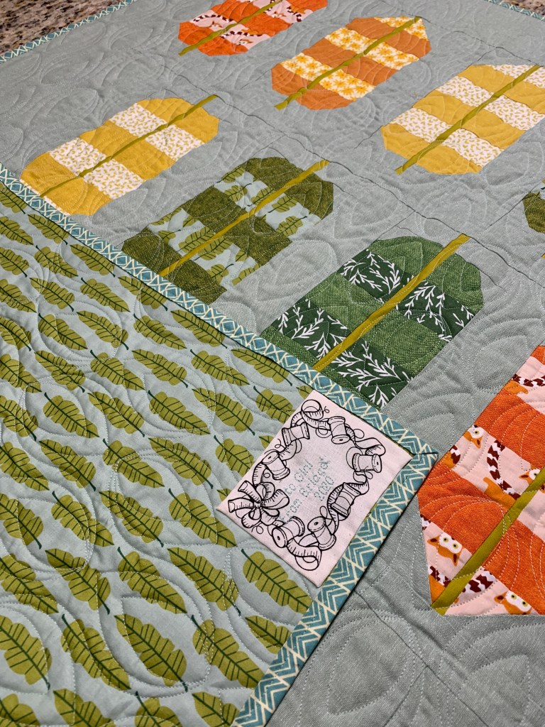 Bridget: Banana Leaves--I created this quilt for a friend who is unable to travel to tropical climate at this time.  (Machine quilted by Dawn Veltema.)