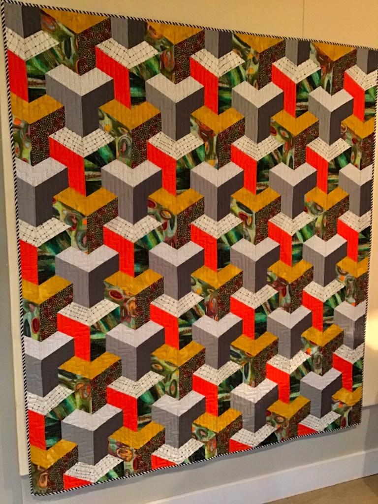 Carol V, machine quilted by Janet H