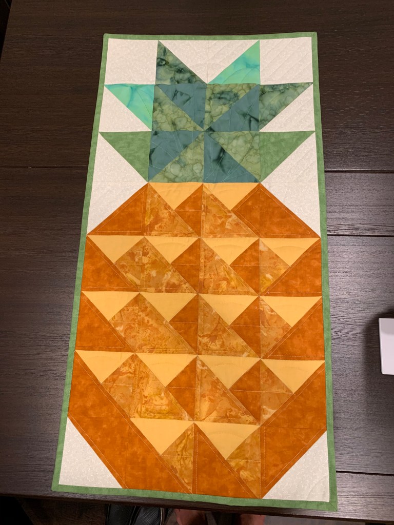 Bridget M - Kimberly Einmo pattern, my first stab at rulerwork...